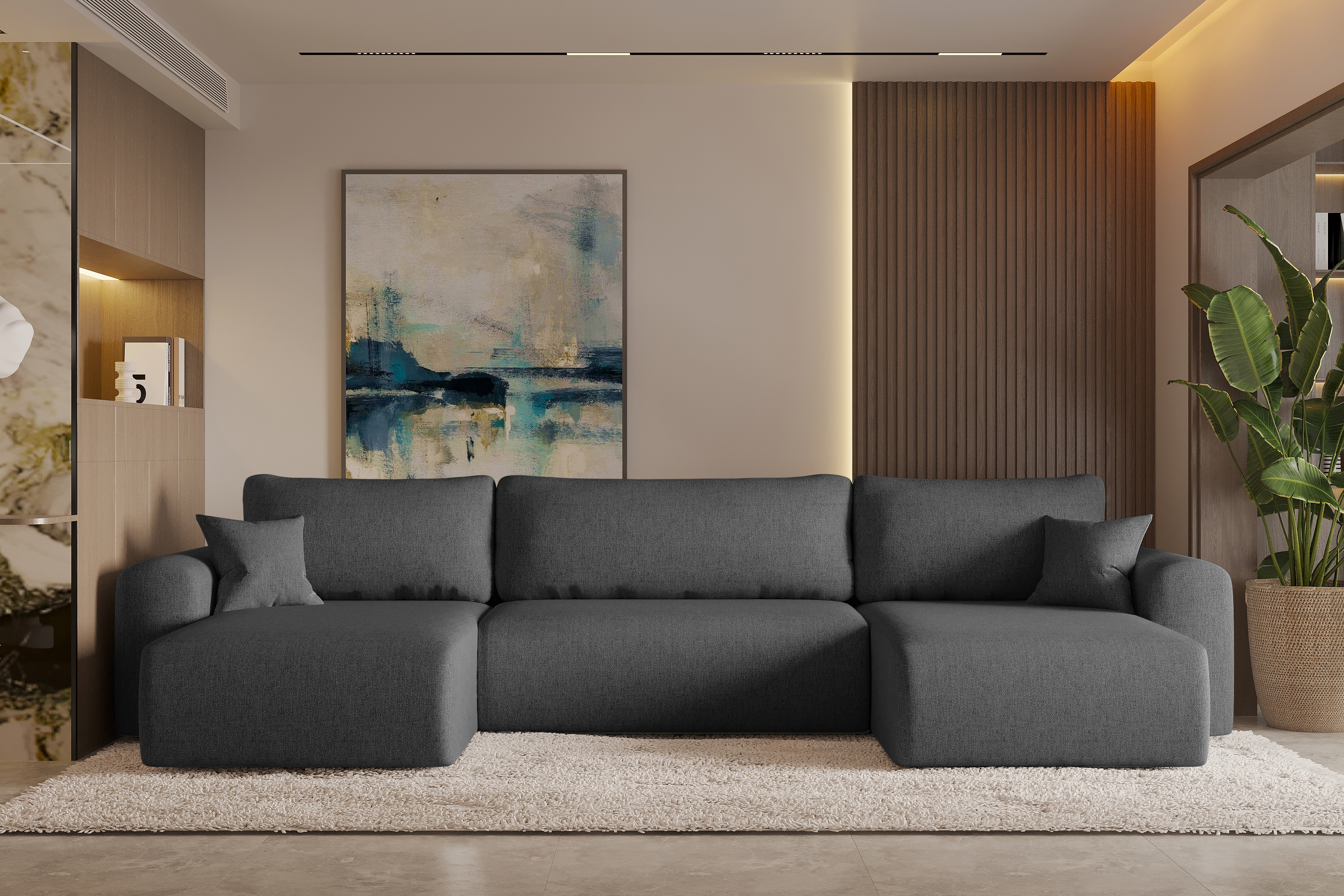 Capri U Ecksofa Neve 90